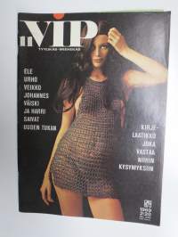 Vip 1969 nr 11, Liberace, Eino S. Repo, Hair, Jorma Kinnunen atomikauden kynnyksellä, Naked City - Alaston kaupunki kuvaukset Tikkurilan uimahallissa...
