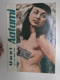 Uusi Aatami 1966 nr 5-6 -pin-up kuvitusta / kertomuksia / pilapiirroksia ym.