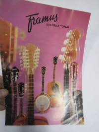 Framus International - Musiikin varhaisopetusmenetelmä, koulu- ja harjoituskitarat, banjot, ym. -myyntiesite
