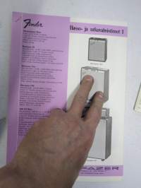 Fender Basso- ja urkuvahvistimet 1 -myyntiesite