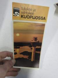 Tulukee ja viihtykee Kuopijossa Kuopio 1972 -matkailuesite