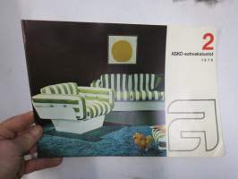 ASKO-sohvakalustot 1970 -tuoteluettelo