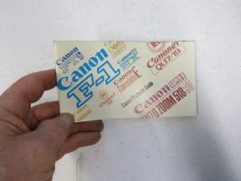 Canon Products Guide 1972 -tuoteluettelo