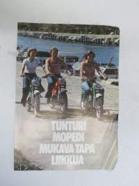 Tunturi mopedi - mukava tapa liikkua 1977 -myyntiesite / moped brochure