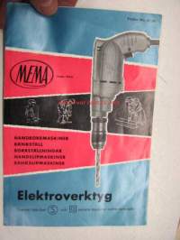 Mema elektroverktyg -sähkötyökalujen myyntiesite