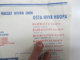 Uudenkaupungin Villatavaratehdas  / Kuviokudos Oy - Huopia -myyntiesite