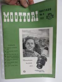 Moottori 1951 nr 4, Vanhan Kaartin maneesi autohalliksi, Koululaisliikenneohjaajia Lahteen, Ensikertalaisena Monte Carlossa, Henkilöautojen hinnat, ym.