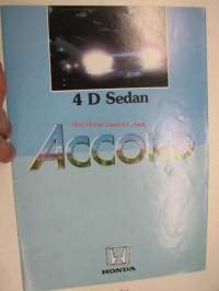 Honda Accord 4 D Sedan -myyntiesite