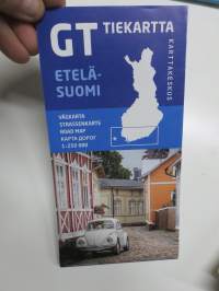 Suomen GT-tiekartta Etelä-Suomi 2014 vägkarta över Finland / Road Map / Starassenkarte