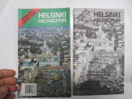 Helsinki - Helsingfors 1989 opaskartta + erillinen hakemisto / guidekarta / tourist map / plan de villa / stadtplan / plan goroda 1:20 000