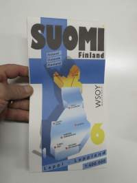 Suomi - Finland - Finlande - Finnland / Lappi - Lappland 6, 1991 -kartta