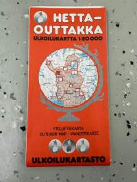 Hetta-Outtakka ulkoilukartta 1:50 000, (1982)  -kartta