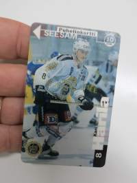 Seesam Puhelinkortti Kari Harila, TPS -puhelinkortti vuodelta 1997