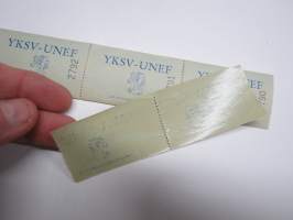 YKSV-UNEF -postimaksulipuke 6 kpl yhtenä eränä