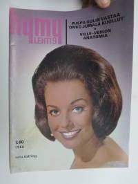 Hymy 1966 nr 9, Kansikuva Satu Östring, Porvoon Hääralli Simo Lampinen & Mirja Särkilahti, Ville-Veikko Salminen, Orvokko Nieminen - bussikuski Laitilasta...
