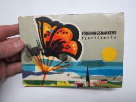 Föreningsbankens fjärilserie -Yhdyspankin keräilysarja, 10 perhoskortti, täysi sarja