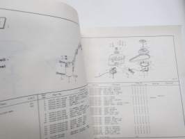 Honda B75K2 outboard parts list 1975, illustrations / perämoottori, varaosaluettelo räjäytyskuvineen