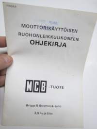 MCB Roottoriruohonleikkuri 20