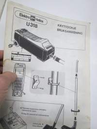 Elektrohelios U318 pölynimuri -käyttöohje