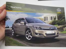 Opel Astra 2009 -myyntiesite / sales brochure