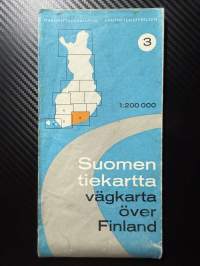 Suomen tiekartta alue 3