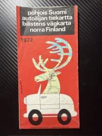 Pohjois Suomi Autoilijan tiekartta
