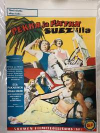 Pekka ja Pätkä Suezilla -elokuvajuliste