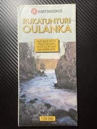 Rukatunturi-Oulanka -ulkoilukartta / friluftskarta 1:50 000