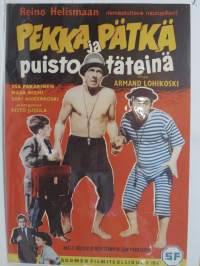 Pekka ja Pätkä - Puistotäteinä -elokuvajuliste