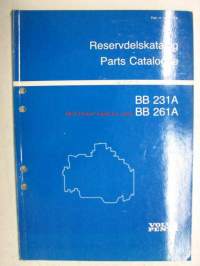 Volvo Penta BB231A, BB261A Redervdelskatalog, Parts Catalogue -varaosaluettelo
