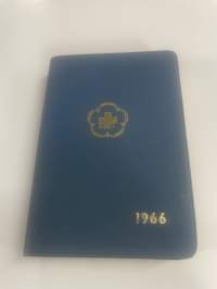 Suomen Sairaanhoitajaliitto kalenteri 1966