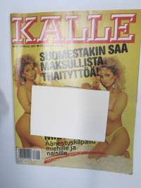 Kalle 1987 nr 18 -aikuisviihdelehti / adult graphics magazine
