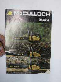 McCulloch Tehosahat, Power Mac 310, 320, 330, 340 -myyntiesite, moottorisahat