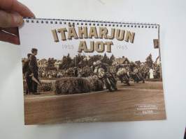 Itäharjun ajot 1955-1965 (Turku), kuva-albumi, 100 kpl painos, numeroitu 66/100 -Itäharju car & motorcycle races, picture album, limited edition
