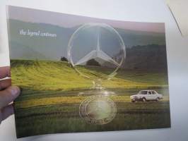 Mercedes-Benz - The legend continues 240 D, 300 D, 280 E / SE, 450 SEL / SL / SLC 1976 USA -myyntiesite