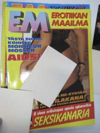Erotiikan Maailma 1988 nr 2 -aikuisviihdelehti / adult graphics magazine
