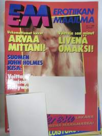 Erotiikan Maailma 1988 nr 1 -aikuisviihdelehti / adult graphics magazine