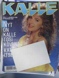Kalle 1989 nr 7 -aikuisviihdelehti / adult graphics magazine