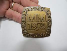 Jääkiekon MM- ja EM-kisat Helsinki 1974 muistomitali