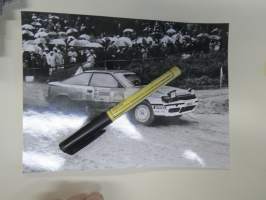 Carlos Sainz & Luis Moya - Lombard RAC Rally 1990, ralli -valokuva / rally photo