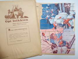 Opi leikkien palapeli S2-peli sanaluokkaharjoitus (48 palasta, Kertomus - Koiranpennut - laatinut Inkeri Laurinen - kuvitus Rudolf Koivu - kuori ja kannet Martta