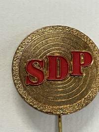 SDP -neulamerkki / rintamerkki, metallia