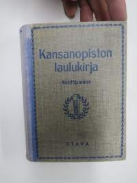 Kansanopiston laulukirja - nuottipainos