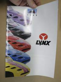 Lynx moottorikelkka 1995 -myyntiesite / snow scooter brochure