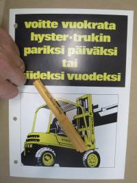 Hyster vuokraus / trukki -myyntiesite