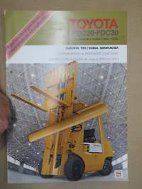 Toyota FGC30-FDC30 Gasoline / Diesel, Cushion Tire / trukki -myyntiesite