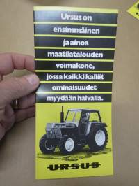 Ursus - Voimakone, loppukokoonpano tehty Ruotsissa, traktori -myyntiesite