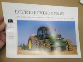 John Deere 6000-sarjan 6-sylinterinen traktorimallisto 110-130 hv 6600, 6800, 6900 -myyntiesite