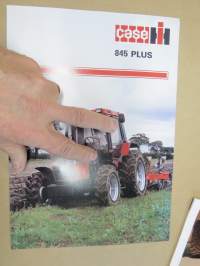 Case IH 845 Plus traktori -myyntiesite, ruotsinkielinen