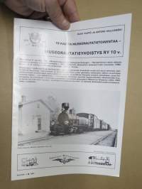10 vuotta museorautatietoimintaa - Museorautatieyhdistys ry 10 vuotta 1971-1981